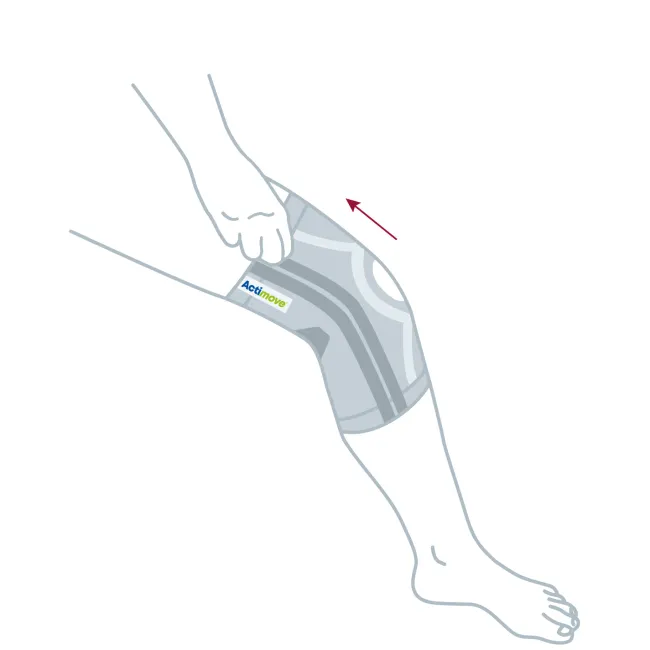 Actimove Knee Support Open Patella, 4 Stays