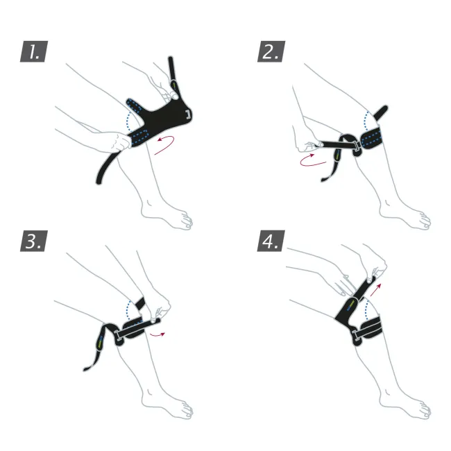 Actimove Sport Dual Knee Strap Adjustable