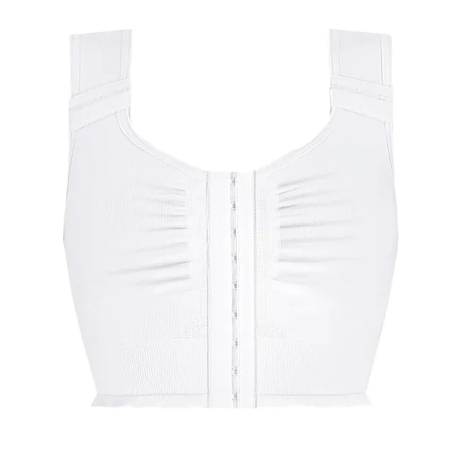 Amoena Lymph Flow Wire Free Front Closure Bra Long