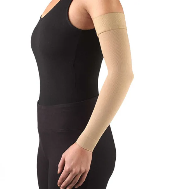 AW 7161 Lymphedema Armsleeve w/Silicone Top Band 20-30 mmHg