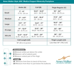 AW 206 Medical Support Maternity Pantyhose 20-30 mmHg