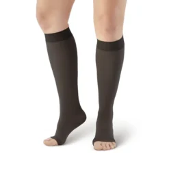 AW 201 Medical Support Open Toe Knee Highs 20-30 mmHg