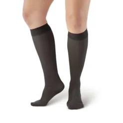 AW 211 Microfiber Opaque Knee Highs 20-30 mmHg