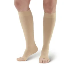 AW 391OT Luxury Opaque Open Toe Knee Highs 30-40 mmHg (Sale)