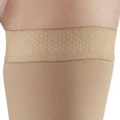 AW 392OT Luxury Opaque Open Toe Thigh Highs w/Dot Band 30-40 mmHg (Sale)