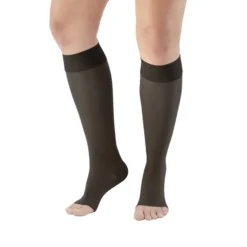 AW 235OT Signature Sheer Open Toe Knee Highs 15-20 mmHg (Sale)