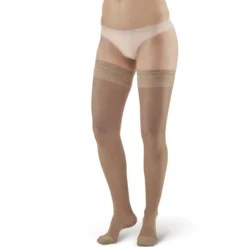AW 4 Sheer Support Thigh Highs w/Top Band 15-20 mmHg