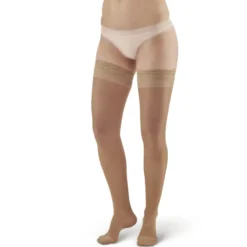 AW 8 Sheer Support Thigh Highs w/Top Band 20-30 mmHg