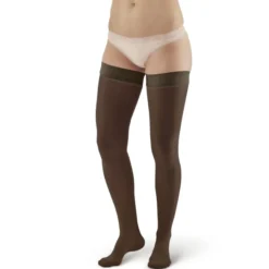 AW 385 Signature Sheer Thigh Highs w/Top Band 30-40 mmHg