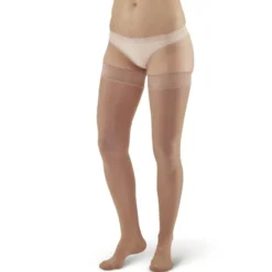 AW 385 Signature Sheer Thigh Highs w/Top Band 30-40 mmHg