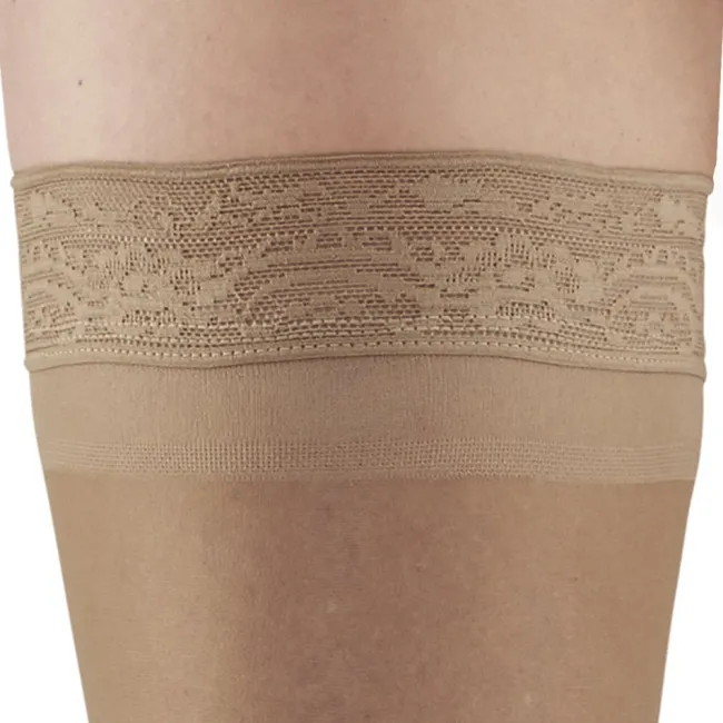 AW 74 Soft Sheer Thigh Highs w/Band 8-15 mmHg (3 Pack)