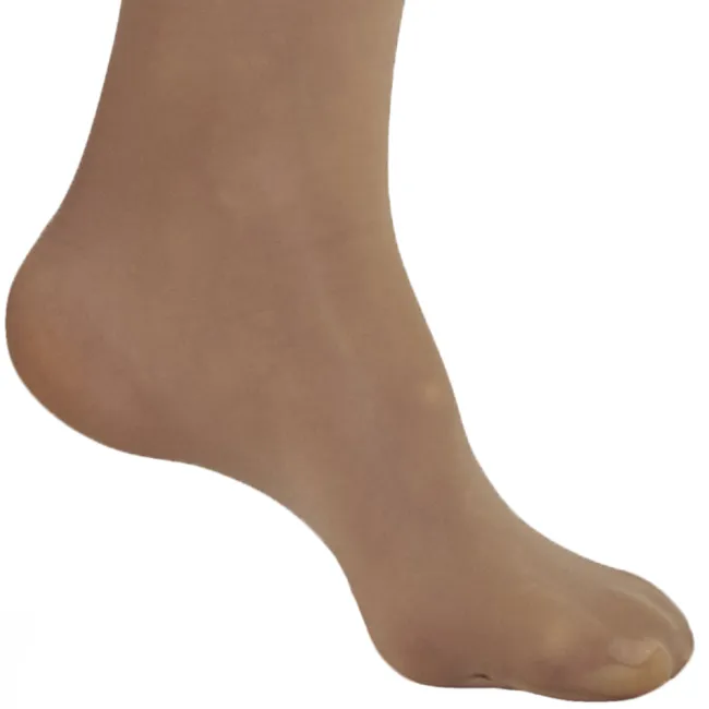 AW 74 Soft Sheer Thigh Highs w/Band 8-15 mmHg