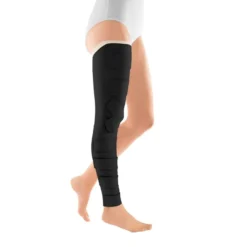 Circaid Juxtafit Essentials Whole Leg Right Long Black (Upper Leg / Lower Leg)