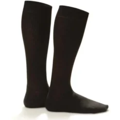 Dr. Comfort Men's Micro-Nylon Knee High Dress Socks 10-15 mmHg
