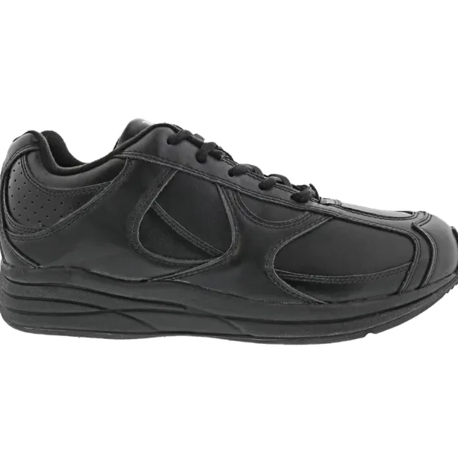 Drew Men's Surge Leather Athletic Shoes Black