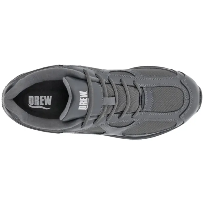 Drew Men's Surge Leather Athletic Shoes Grey