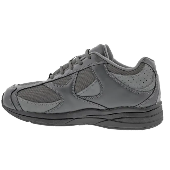 Drew Men's Surge Leather Athletic Shoes Grey