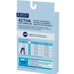 Jobst ACTIVA Anti-Embolism Open Toe Thigh Highs 18 mmHg