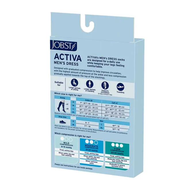 Jobst ACTIVA Men's Dress Compression Socks 15-20 mmHg