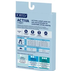 Jobst ACTIVA SoSoft Compression Socks Brocade 15-20 mmHg