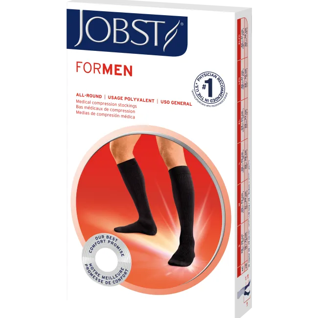 Jobst For Men Softfit Knee Highs 30-40 mmHg