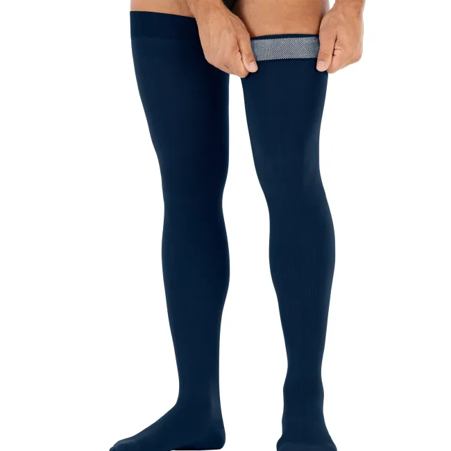 Jobst for Men Thigh Highs w/Dot Band 30-40 mmHg