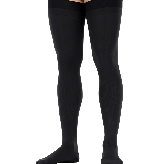 Jobst for Men Thigh Highs w/Dot Band 30-40 mmHg