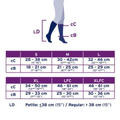 Jobst Opaque Knee Highs 30-40 mmHg