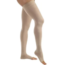 Jobst Relief Open Toe Thigh Highs w/Silicone Dot Band 30-40 mmHg