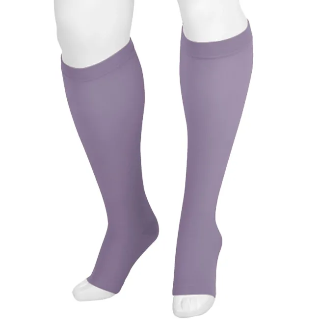 Juzo Dynamic 3511 Signature Collection Trend Colors Open Toe Knee Highs w/Silicone Band 3.5cm 20-30 mmHg