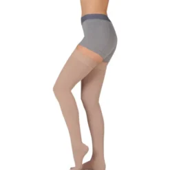 Juzo 3513 Dynamic Soft Open Toe Thigh Highs w/Silicone Border 40-50 mmhg