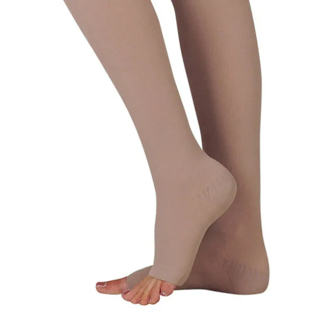 Juzo 3511 Dynamic Soft Open Toe Thigh Highs w/Waist Att. RGT 20-30 mmHg