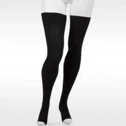 Juzo Move 3612 Open Toe Thigh Highs w/Silicone Band 30-40 mmHg