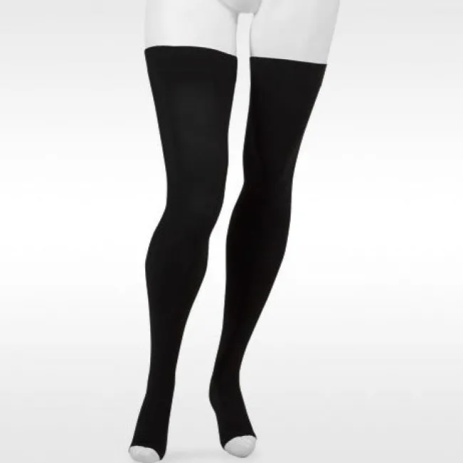 Juzo Move 3611 Open Toe Thigh Highs w/Silicone Band 20-30 mmHg