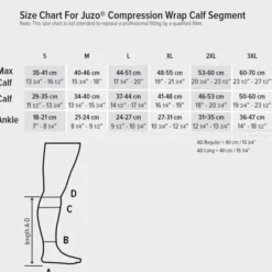 Juzo 6020 Short Stretch Cooling Wrap Calf