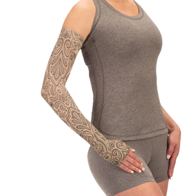 Juzo Soft 2000 Signature Collection Print Paisley Henna Armsleeves 15-20 mmHg