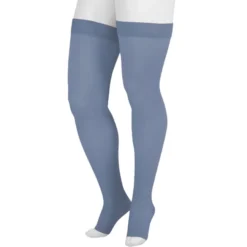 Juzo Soft 2001 Signature Collection Trend Colors Open Toe Thigh Highs w/Silicone band 20-30 mmHg