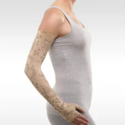 Juzo Soft 2001 Signature Collection Print Bird Henna Armsleeve 20-30 mmHg