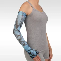 Juzo Soft 2001 Signature Collection Print Butterfly Morpho Blue Armsleeve 20-30 mmHg