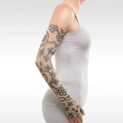 Juzo Soft 2001 Signature Collection Print Mosaic Henna Armsleeve 20-30 mmHg