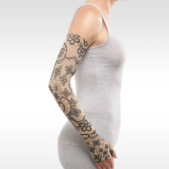 Juzo Soft 2001 Signature Collection Print Mosaic Henna Armsleeve 20-30 mmHg