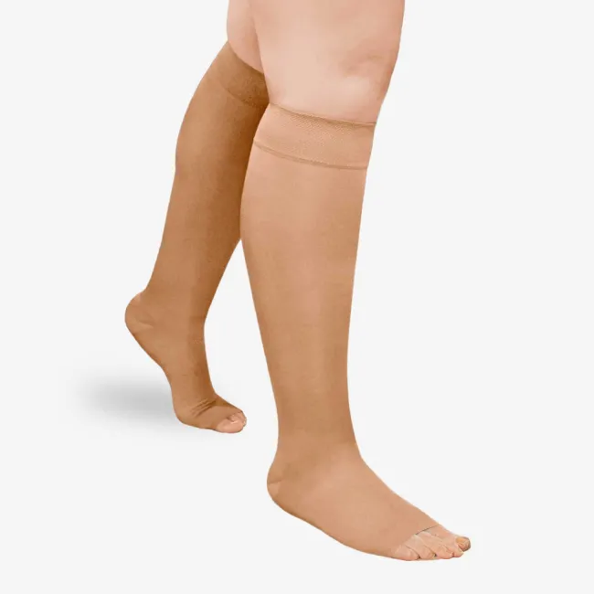 L&R Solaris ExoSoft Below Knee Open Toe 15-20 mmHg