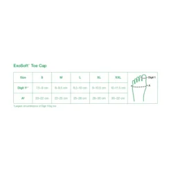 L&R Solaris ExoSoft Toe Cap 20-30 mmHg