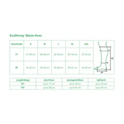 L&R Solaris ExoStrong Below Knee Closed Toe w/KnitTop - 20-30 mmHg
