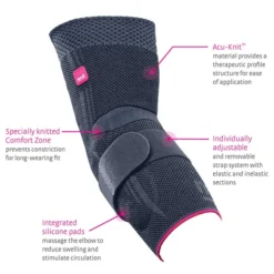 medi Epicomed Elbow Support w/Accu-Pressure Silicone Insert