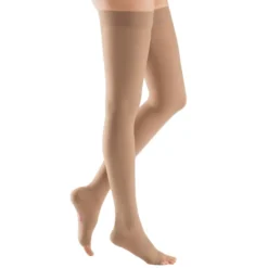 Mediven Plus Open Toe Thigh Highs w/Silicone Band 20-30 mmHg