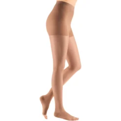 Mediven Sheer & Soft Open Toe Pantyhose 15-20 mmHg