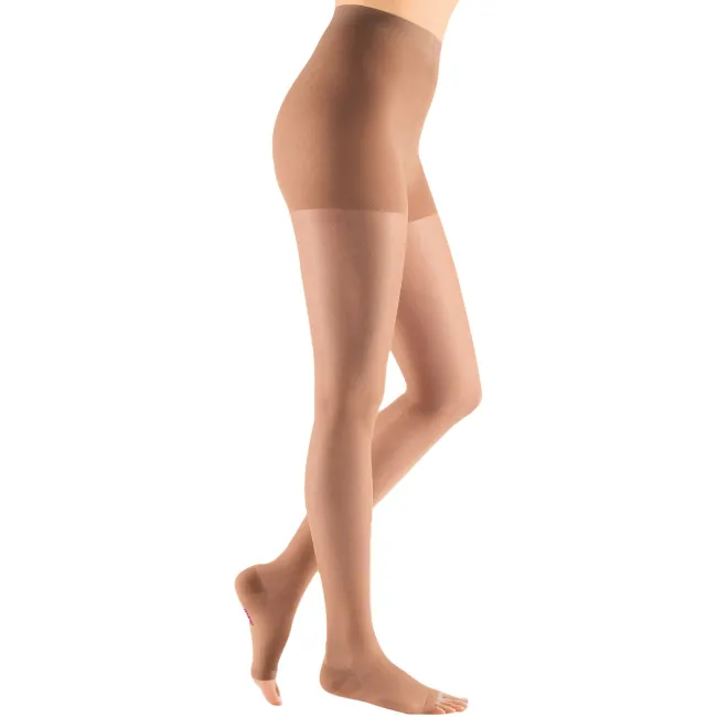 Mediven Sheer & Soft Open Toe Pantyhose 15-20 mmHg