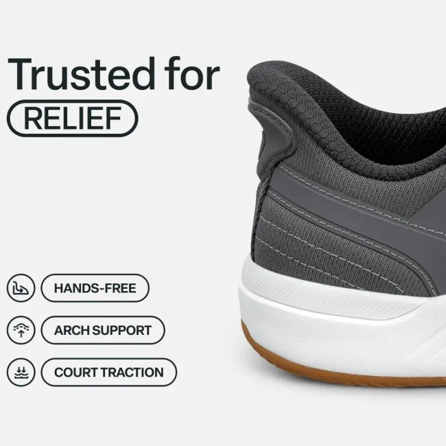 Orthofeet Men's Advantage Pickleball Hands-Free Shoe