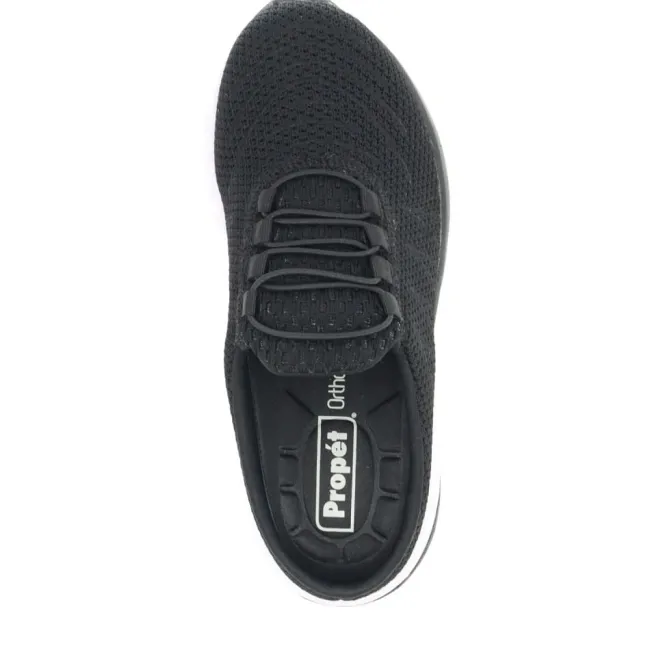 Propet Women's Tour Knit Slide Shoes Black